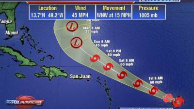Tropical Storm Josephine forms in Atlantic - fox29.com - state Florida - city Tampa, state Florida - county Atlantic