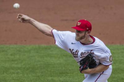 Stephen Strasburg - Pete Alonso - Nationals' Strasburg ejected for arguing - from the stands - clickorlando.com - New York - city New York - Washington - city Baltimore