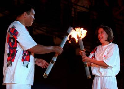 Summer Games - A flame, a look, one of the Olympics' most powerful moments - clickorlando.com - city Tokyo - city Atlanta