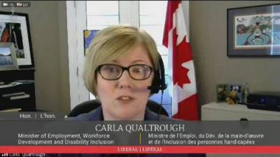 Carla Qualtrough - Coronavirus: Employment minister says CERB was the ‘blunt instrument’ that was needed - globalnews.ca - Canada