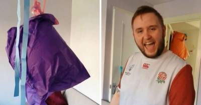 Dad-to-be beams with joy at baby's gender reveal after missing scans due to Covid - ok.co.uk - city Birmingham