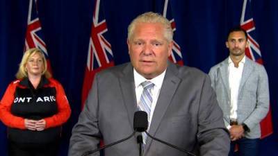 Doug Ford - Coronavirus: Ford says COVID-19 case at Toronto strip club will ‘show how contact tracing works’ - globalnews.ca