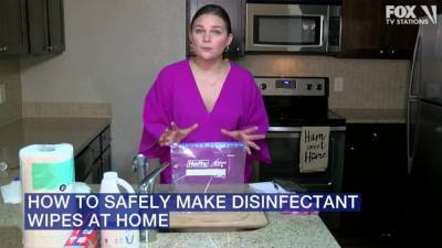 How to make your own disinfectant wipes at home — safely and easily - fox29.com
