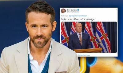 John Horgan - Ryan Reynolds - Ryan Reynolds sends message to British Columbia to dissuade youth from partying during pandemic - dailymail.co.uk - Britain - Canada - city Columbia, Britain