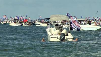 Trump supporters set sail in Clearwater in attempt to set world record - fox29.com - state Florida - county Clearwater