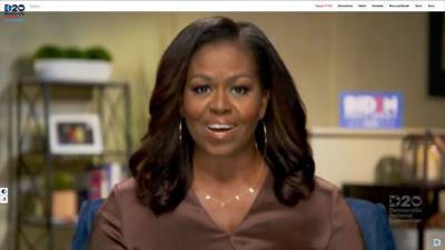 Donald Trump - Michelle Obama - Michelle Obama at virtual DNC: Vote 'like our lives depend on it' - fox29.com - Usa - city Sander