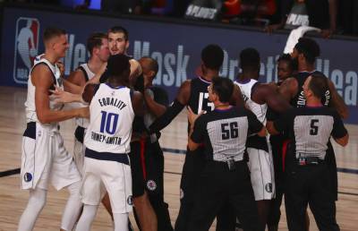 Luka Doncic - Kristaps Porzingis - Clippers hold off Doncic, Mavs after Porzingis is tossed - clickorlando.com - Los Angeles - state Florida - county Lake - county Buena Vista - county Dallas - county Maverick