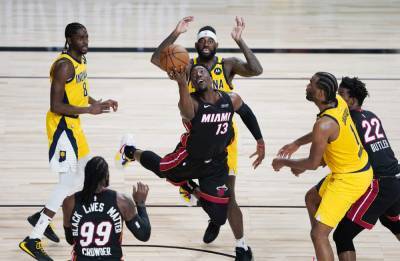 Jimmy Butler - Butler, Dragic help Heat pull away to beat Pacers in Game 1 - clickorlando.com - state Florida - county Lake - state Indiana - county Buena Vista - county Butler