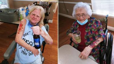 Texas assisted living facility throws 'wild' party for residents with temporary tattoos and drinks - fox29.com - state Texas