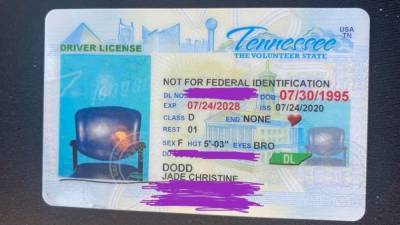 Woman's new driver's license has photo of empty chair - fox29.com - New York - state Tennessee