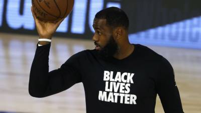 LeBron James wears knockoff MAGA hat before game: 'Make America Arrest The Cops Who Killed Breonna Taylor' - fox29.com - Los Angeles - state Florida - county Lake - city Los Angeles - county Buena Vista - city Oklahoma City