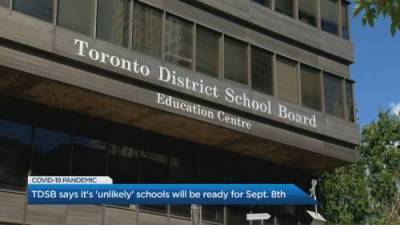 Katherine Ward - Toronto District School Board says it’s ‘unlikely’ schools will be ready for Sept. 8 - globalnews.ca