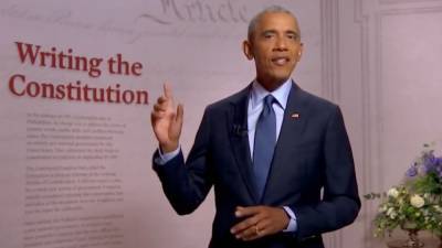 Barack Obama - Barack Obama, in scathing rebuke of Trump at DNC, warns democracy at stake in 2020 election - fox29.com