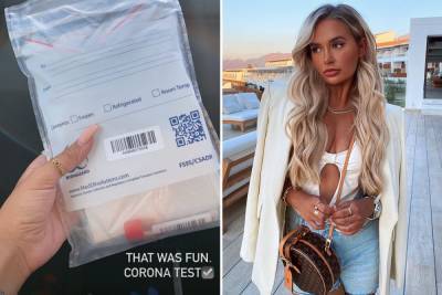 Molly-Mae Hague - Tommy Fury - Maura Higgins - Love Island’s Molly-Mae Hague does ‘fun’ coronavirus test after Crete holiday with Tommy Fury - thesun.co.uk - Greece - city Hague