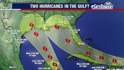 Could there be two hurricanes in the Gulf? If so, it would be a first - fox29.com - Mexico - county Gulf