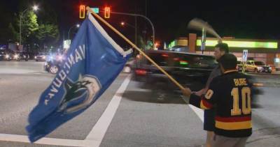 Vancouver Canucks - COVID-19: Hockey fans in Surrey, B.C., told to celebrate safely if Canucks win big - globalnews.ca