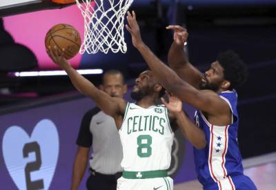 Joel Embiid - Jayson Tatum - Walker's 32 lifts Celtics to 110-106 win, sweep of 76ers - clickorlando.com - state Florida - county Lake - city Boston - county Buena Vista - county Walker