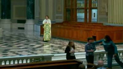 Nelson Perez - saint Peter - Archbishop: Lector punched while leaving the altar during livestreamed mass - fox29.com
