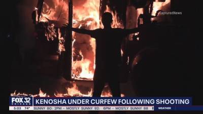 Protesters set fires, vandalize buildings after Kenosha police shoot man - fox29.com - state Wisconsin - county Kenosha