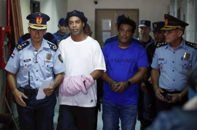 Retired Brazil soccer star Ronaldinho released in Paraguay - clickorlando.com - Brazil - Paraguay