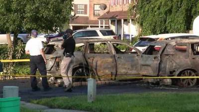 Lauren Johnson - Investigation underway after fires damage 5 cars in Mount Laurel driveway - fox29.com - county Laurel - state New Jersey