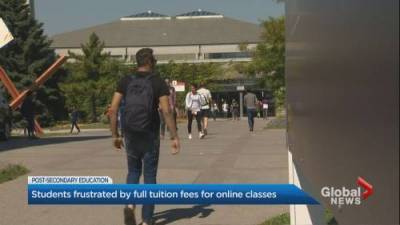 Miranda Anthistle - Coronavirus: Ontario students frustrated by full tuition fees for online classes - globalnews.ca - county Ontario