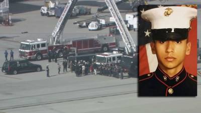 Remains of Marine who died during training mission brought home - fox29.com - city San Clemente