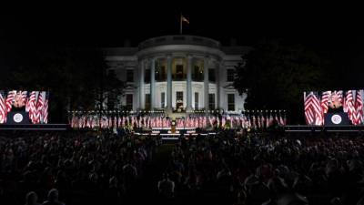 Donald Trump - Ivanka Trump - Brendan Smialowski - Crowd of 1,500, many without masks, packed onto White House South Lawn amid pandemic for Trump's RNC speech - fox29.com - Usa - Washington - city Washington