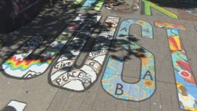 Brad Macleod - ‘ACAB’ message in Victoria public art sparks controversy - globalnews.ca - city Victoria