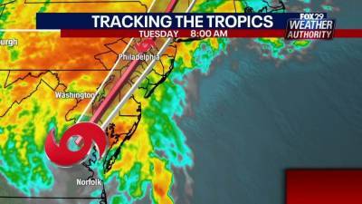 Sue Serio - Tropical storm Isaias brings rain, swirling winds to area - fox29.com - state Pennsylvania - state New Jersey - Philadelphia - state Delaware - state North Carolina - county Ocean
