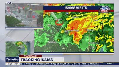 Tornadoes reported in Barnegat, Strathmere as Tropical Storm Isaias batters coast - fox29.com - state New Jersey - county Ocean - county Cape May