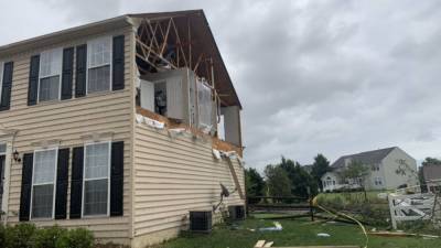 Mother, 2 young children safe after Middletown home ripped apart by strong winds - fox29.com - state Delaware - city Middletown, state Delaware