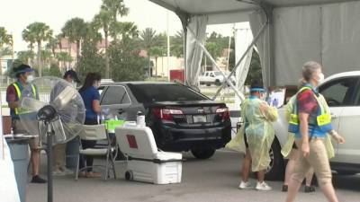 Volusia fairgrounds set to have symptomatic COVID-19 testing lane - clickorlando.com - state Florida - county Volusia - county Hill