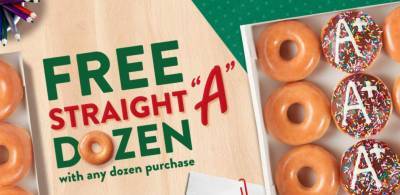 Get a free dozen Krispy Kreme doughnuts next week in honor of educators - clickorlando.com - Usa