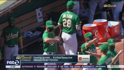 Oakland A's coach apologizes after he makes gesture that looks like Nazi salute - fox29.com - state Texas