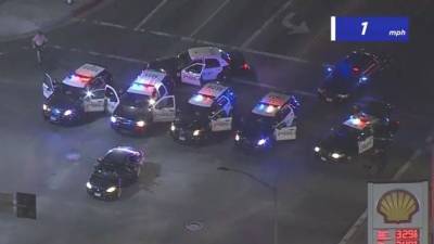 Long Friday night police chase ends peacefully in Huntington Park - fox29.com - Los Angeles - state California - city Los Angeles - county Park - county Los Angeles - county Huntington - county Bell - Santa Fe