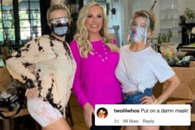 Shannon Beador - RHOC’s Shannon Beador bashed for not wearing a mask after testing positive for coronavirus - thesun.co.uk - county Orange - county Shannon
