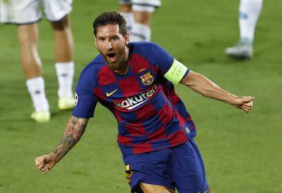Lionel Messi - Luis Suarez - Messi unstoppable as Barca beats Napoli to reach CL last 8 - clickorlando.com - Spain - Portugal - city Naples
