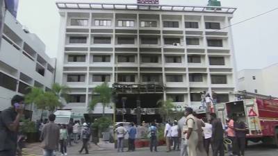 Narendra Modi - Amit Shah - Seven dead following fire at Covid-19 hotel facility in India - rte.ie - India - state Pradesh