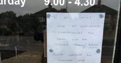 Hair salon forced to close after coronavirus case amid 'second lockdown' fears - mirror.co.uk - Britain