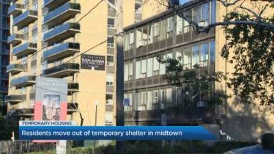 Residents move out of temporary midtown Toronto shelter - globalnews.ca