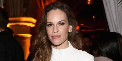 Hilary Swank Is Taking Legal Action Against SAG-AFTRA's Health Plan After They Denied Coverage for Ovarian Cysts - justjared.com