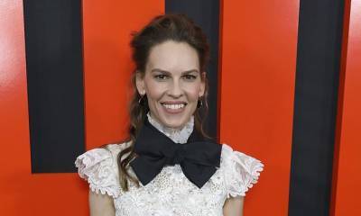 Hilary Swank files federal lawsuit against actors' union health plan over coverage for ovarian cysts - dailymail.co.uk - Los Angeles