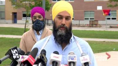 Jagmeet Singh - Coronavirus: Jagmeet Singh calls on feds to invest in child care as part of Canada’s COVID-19 financial recovery - globalnews.ca - Canada