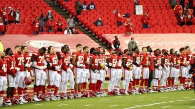NFL fans appear to boo Chiefs, Texans players during moment of unity before coin toss - fox29.com - city Kansas City - Houston