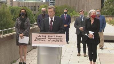John Tory - Toronto to open control centre for patients with coronavirus unable to self-isolate - globalnews.ca