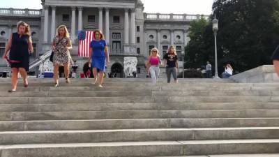 Firefighters and politicians climb Pennsylvania State Capitol steps to honor 9/11 first responders - fox29.com - state Pennsylvania