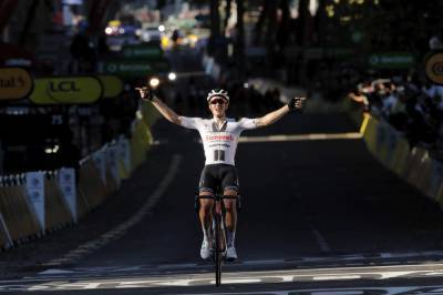 Sam Bennett - Andersen wins Stage 14 at Tour de France led by Roglic - clickorlando.com - France - Slovenia