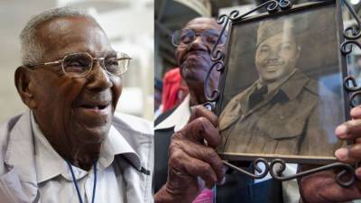 Oldest living WWII veteran celebrates 111th birthday - fox29.com - Philippines - Usa - city New Orleans - Guinea - county Lawrence - county Brooks