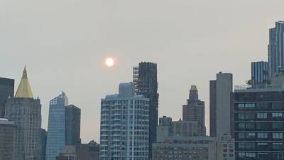 Smoke from West Coast wildfires creates haze during Monday night's sunset on East Coast - fox29.com - state Connecticut - state Delaware - state Rhode Island - city Mount Holly